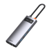 Baseus Metal Gleam Series 6-in-1 Multifunctional Type-C HUB Docking Station