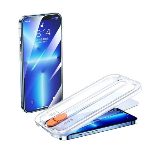 Joyroom HD Tempered Glass Screen Protector with Tray for iPhone 13 Pro Max-1 Pack