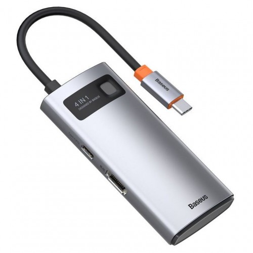 BASEUS CAHUB-CY0G Metal Gleam Series 4-in-1 Multifunctional Type-C HUB Docking Station