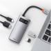 BASEUS CAHUB-CY0G Metal Gleam Series 4-in-1 Multifunctional Type-C HUB Docking Station