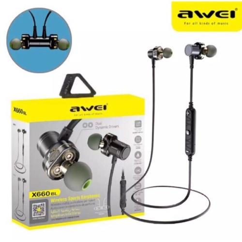 Awei X 660 Bluetooth Earphone Magnetic - product image