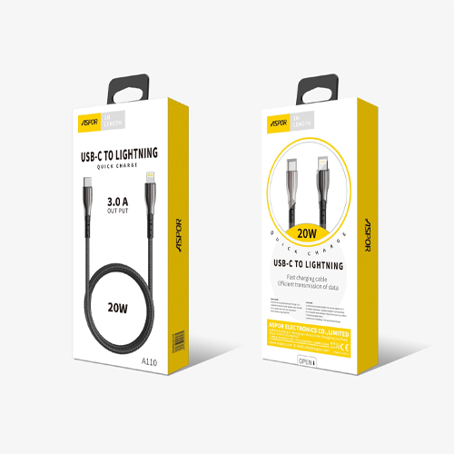 ASPOR A110 Type-C To Lightning Cable - product image