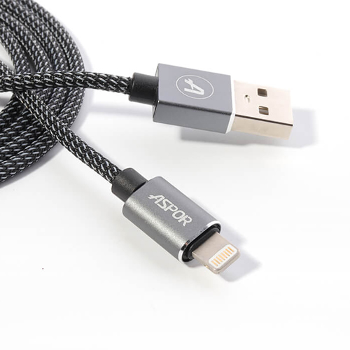 Aspor A132L IPX Data Cable With Quick Charge - product image