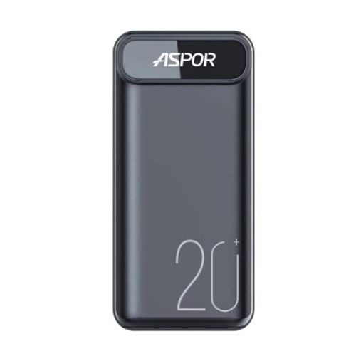 Aspor A396 PD 20000 mAh Black Power Bank - product image