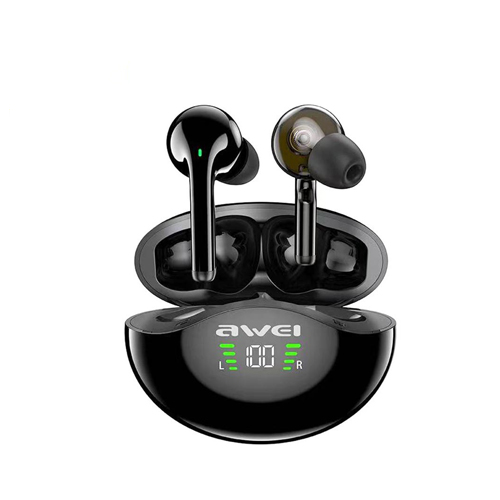 Awei T12P TWS Dual Dynamic Driver Earbuds with Charging Case - product image