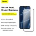 Baseus 0.3mm Full-glass Super porcelain crystal Iphone 13 Pro Max Tempered Glass Film iP 6.7inch 2021SGQP030201 -2Pcs thumbnail image 2