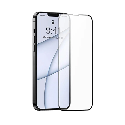 Baseus 0.3mm Full-glass Super porcelain crystal Iphone 13 Pro Max Tempered Glass Film iP 6.7inch 2021SGQP030201 -2Pcs - product image