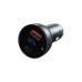 Baseus 65W car charger USB Type C 5A SCP Quick Charge 4.0+ Power Delivery 3.0 LCD display gray CCKX-C0G thumbnail image 1