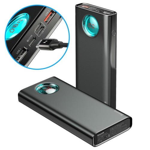 Baseus Amblight 20000mAh QC &amp; PD Power Bank - Black - product image