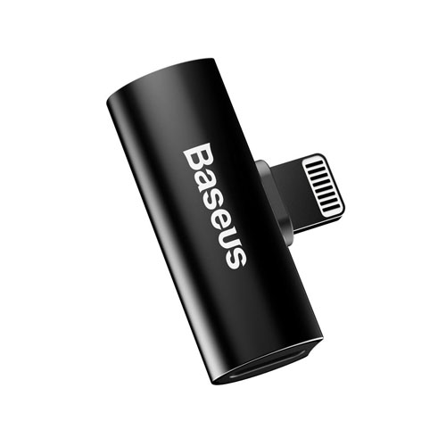 Baseus Audio Converter L46 Adapter from Lightning Male to 2x Lightning Female Port - product image