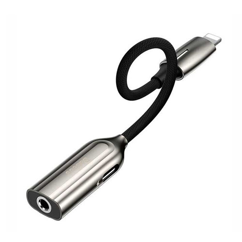 Baseus CALL56-0A 2-in-1 iP Male to iP Female Adapter L56 Tarnish - product image