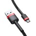 Baseus CAMKLF-H91 cafule Cable USB For Micro 2A 3m Red+Black thumbnail image 2