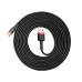Baseus CAMKLF-H91 cafule Cable USB For Micro 2A 3m Red+Black thumbnail image 1