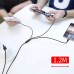 Baseus CAMLt-SU01 Rapid Series 3-in-1 Cable Micro+Type-C+Lighting 3A 1.2M Black thumbnail image 1