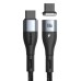 Baseus CATXC-Q01 Zinc Magnetic Safe Fast Charging Data Cable Type-C to Type-C 100W 1.5m Black thumbnail image 2