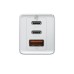 Baseus CCGAN2P-B02 GaN2 Pro Quick Charger 2C+U 65W EU White With Baseus Xiaobai series fast charging Cable Type-C to Type-C 100W(20V/5A) 1m White thumbnail image 2