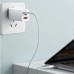 Baseus CCGAN2P-B02 GaN2 Pro Quick Charger 2C+U 65W EU White With Baseus Xiaobai series fast charging Cable Type-C to Type-C 100W(20V/5A) 1m White thumbnail image 1