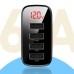 Baseus CCJMHB-B01 CCJMHB-A01 Mirror Lake Digital Display 4USB Travel Charger 30W EU CN Black thumbnail image 1