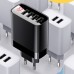 Baseus CCJMHB-B01 CCJMHB-A01 Mirror Lake Digital Display 4USB Travel Charger 30W EU CN Black thumbnail image 3