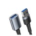 Baseus CADKLF-B0G cafule Cable USB 3.0 Male TO USB3.0 Female 2A 1m Dark gray thumbnail image 1