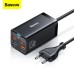 Baseus GaN3 pro 65W desktop fast charger Patch panel charging head 2C 2A AC jack black PSZM000101 thumbnail image 1