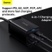 Baseus GaN3 pro 65W desktop fast charger Patch panel charging head 2C 2A AC jack black PSZM000101 thumbnail image 3