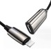 Baseus L55 2-In-1 Lightning to Dual Lightning Female Audio Adapter Converter