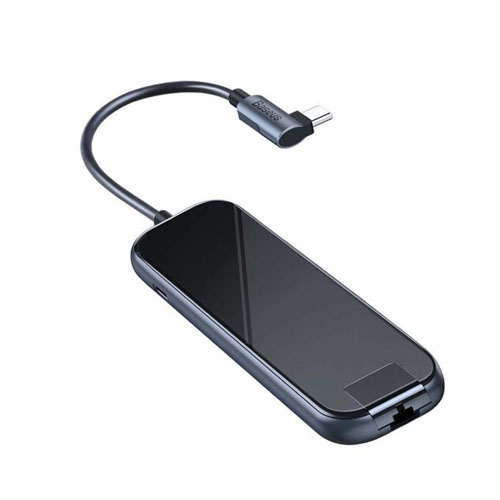 Baseus Multi-functional Hub (Type-C to 3x USB 3.0 +HD4K +RJ45 +PD) CAHUB-DZ0G - product image