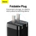 Baseus PD 20W Charger For Iphone 11 12 13 Series Super Si Pro Quick Charger 1C With Type-C to iPhone cable Black thumbnail image 1