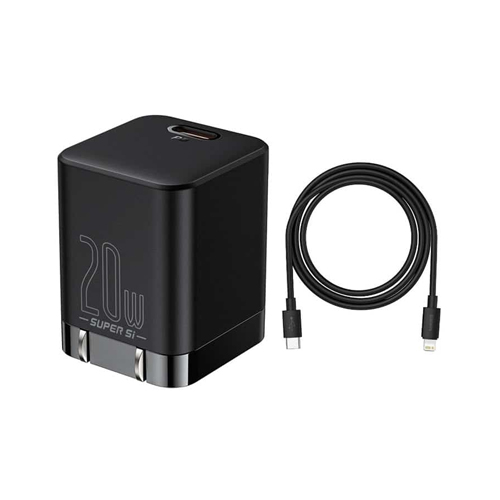 Baseus Super Si Pro 20W 1C Adapter with USB-C to Lightning Cable - product image
