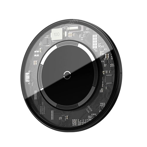 Baseus Simple Magnetic 15W Transparent Wireless Charger for iPhone 12 Series - product image
