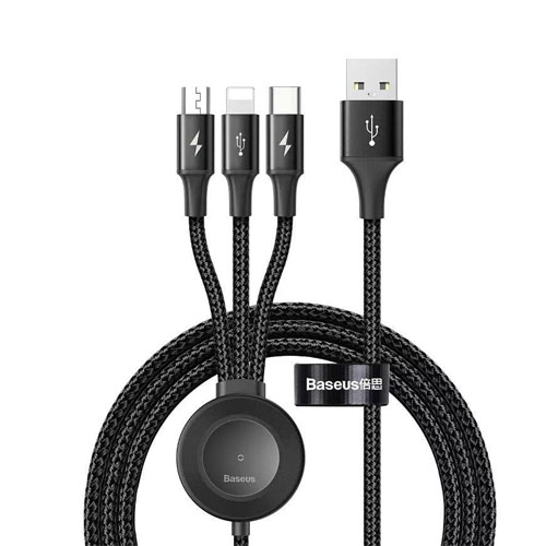 Baseus Star Ring Series 4-in-1 USB Cable with Wireless Charging - product image