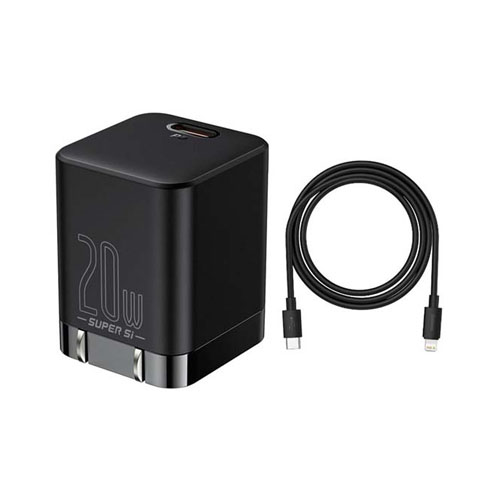 Baseus Super Si Pro Quick Charger 1C 20W CN Black CCSUPP-A01 - product image
