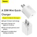 Baseus  CCSUPP-C02 Super Si Pro Quick Charger C+U 30W CN White thumbnail image 3