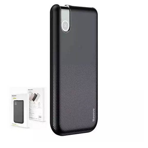 Baseus Thin Version Wireless Charge Powerbank (10000 mAh) Black - product image