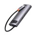 Baseus GN33A2 Mechanical Eye 6 in 1 Type C HUB Docking Station Deep Grey thumbnail image 1