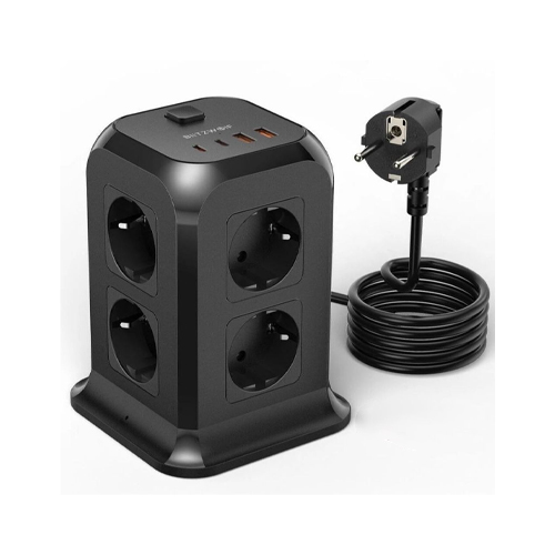 BlitzWolf BW-PC3 2500W 8-Port Power Strip Socket - product image