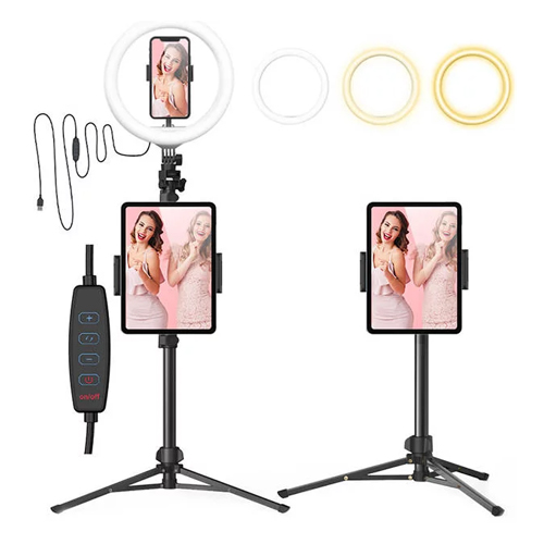 BlitzWolf BW-STB2 Flash LED Phone Tripod Holder Selfie Stick - product image
