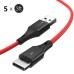 BlitzWolf BW-TC14 PVC 3A USB Type-C Charging Data Cable 3ft/0.91m 22 AWG Power + 30 AWG Data Wire Cores thumbnail image 3