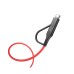 Blitzwolf BW-MT3 2 IN 1 Micro Usb(Android) and Type-C Cable Red thumbnail image 3