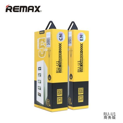 REMAX RU-U1 USB CHARGER 5 PORT TRAVEL CHARGING HUB - product image
