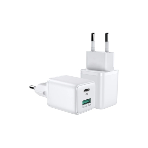 JOYROOM 30W for iPhone 13 Dual Port PD+QC3.0 Intelligent Fast Charger Plug (EU) - product image