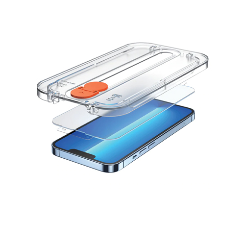 JOYROOM HD Tempered Glass Screen Protector with Tray for iPhone 13 Pro Max-2 Pack - product image