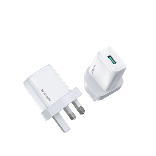 JOYROOM Single Port USB Plug Mini Wall Charger Plug 2.1A (US/EU/UK) - product image