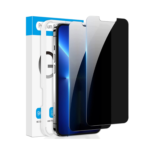 JOYROOM Tempered Glass Privacy Screen Protector with Black Edge for iPhone 13 Mini/13/13Pro/13ProMax - product image