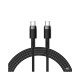 Joyroom Macaron Liqud Silicone Type C to Type C Fast Charging Data Cable 3A/1.8M