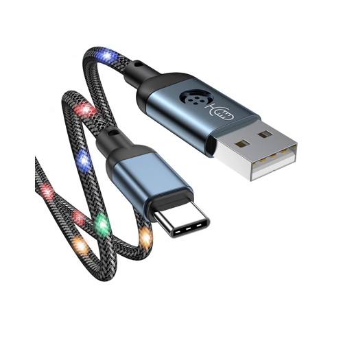 Joyroom Type-C Voice Control LED Light Data Cable - product image