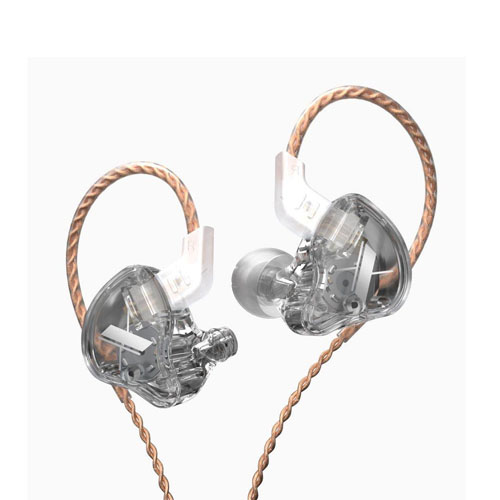 KZ EDX Transparent Crystal Clear In-Ear Earphones - product image