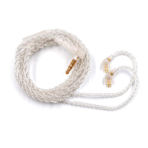 KZ Acoustics Silver Plated Cable With Mic - product image
