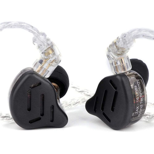 KZ ZAX 1DD+7BA Hybrid Driver HiFi in-Ear Earphones - product image